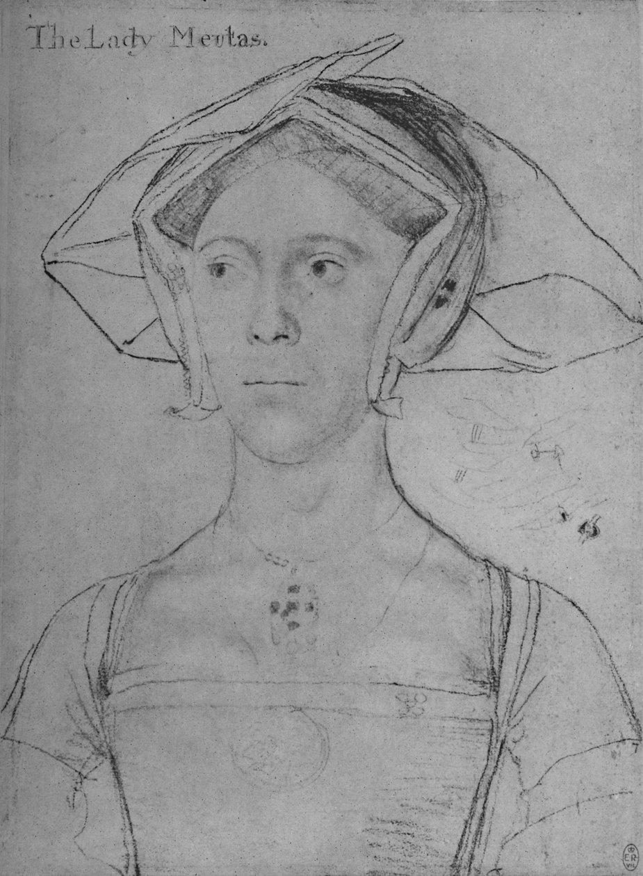 Joanna, Lady Meutas, c1536-1543 1945 autorstwa Hans Holbein der Jüngere
