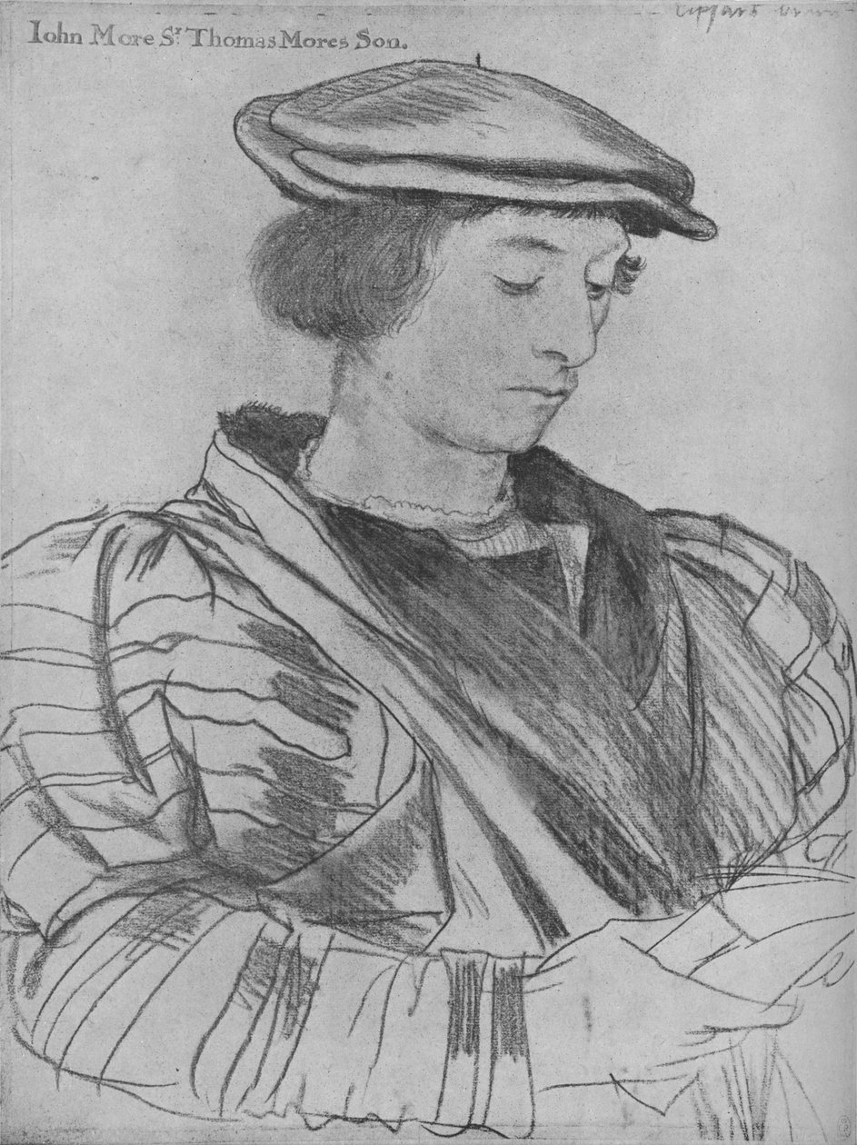 Jan More Młodszy, 1526-1527 1945 autorstwa Hans Holbein der Jüngere