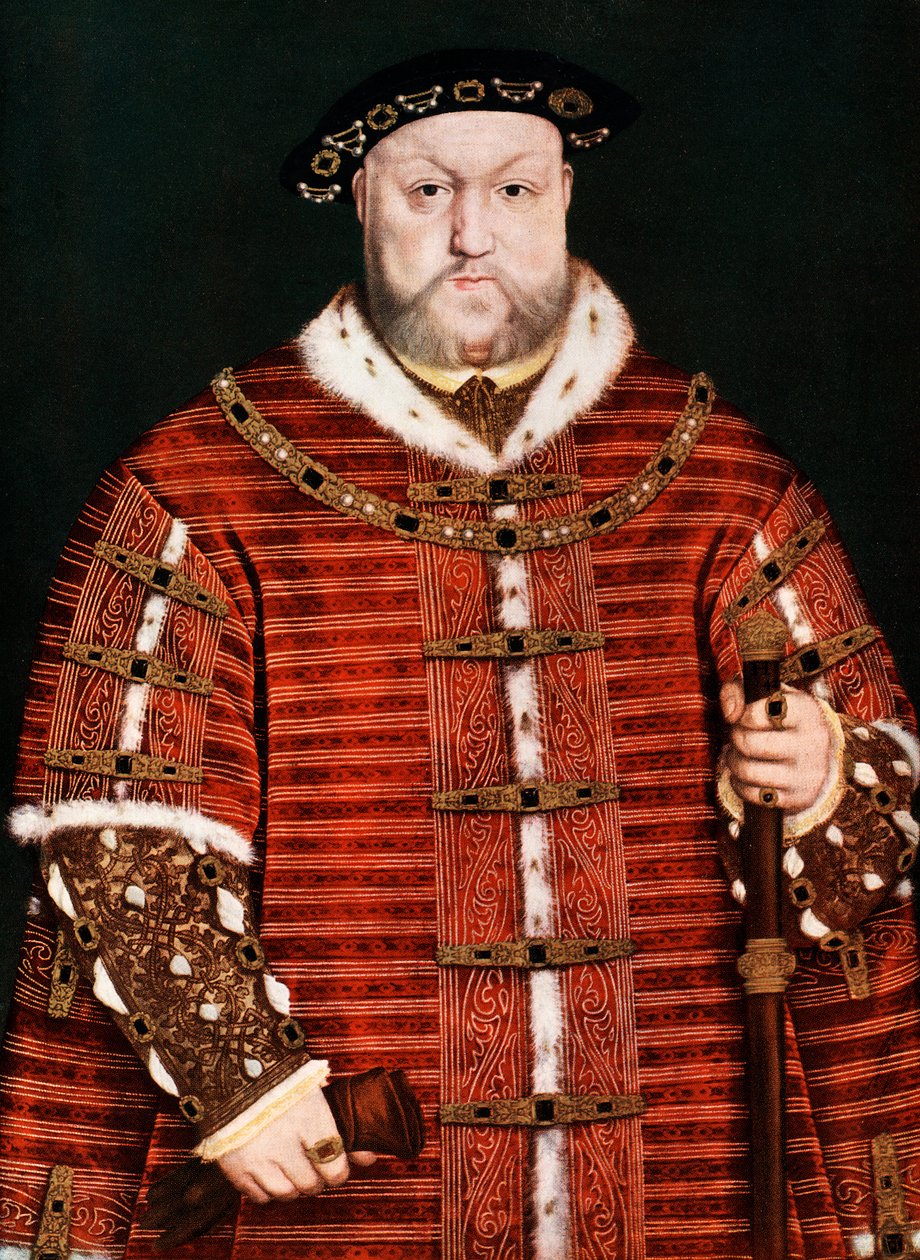 Król Henryk VIII, 1542-1550 autorstwa Hans Holbein der Jüngere