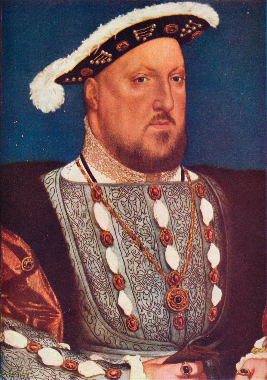 Król Henryk VIII, c1537 autorstwa Hans Holbein der Jüngere