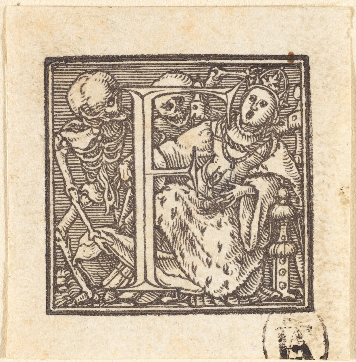 Litera F. autorstwa Hans Holbein der Jüngere