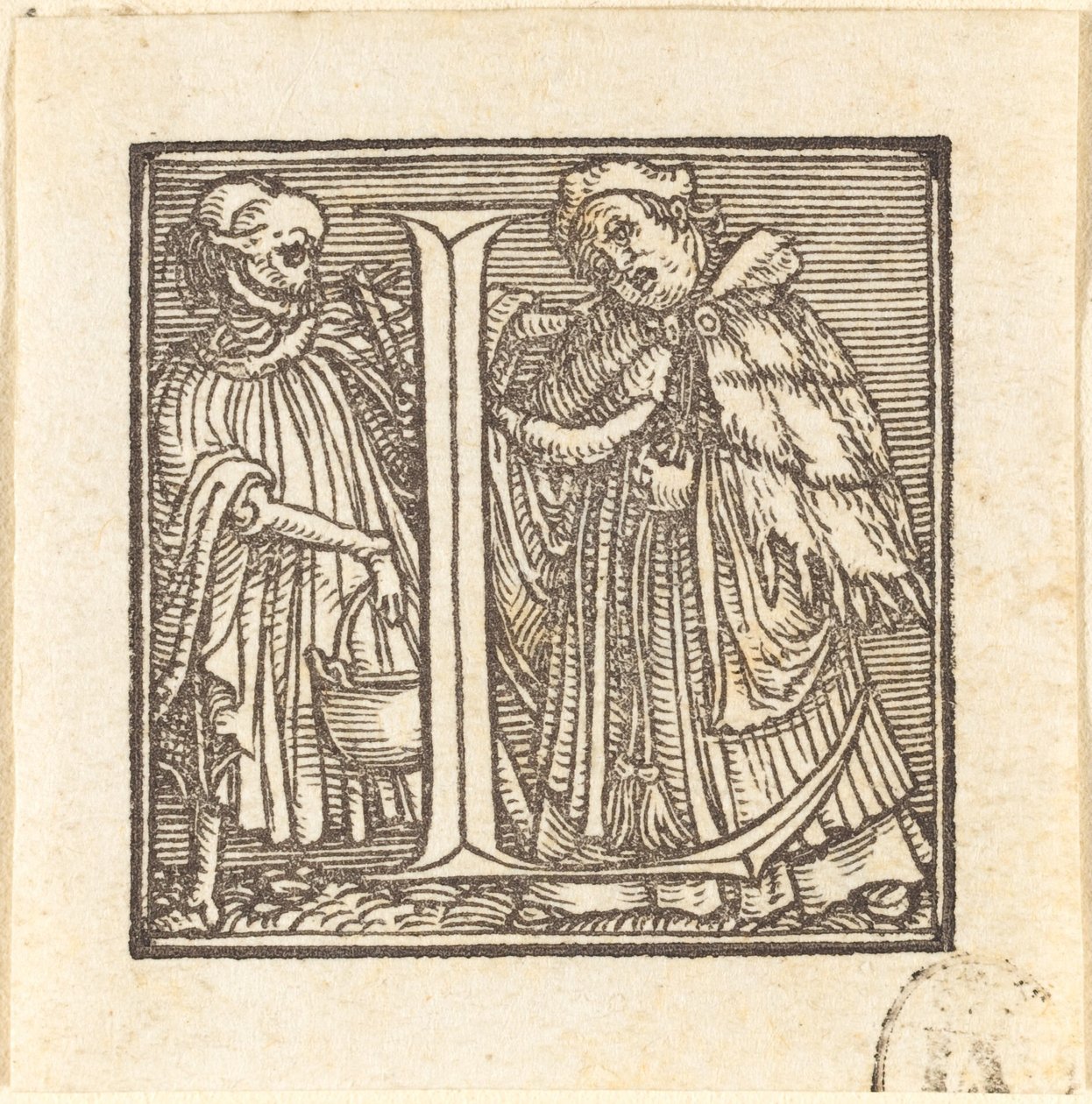 Litera L autorstwa Hans Holbein der Jüngere
