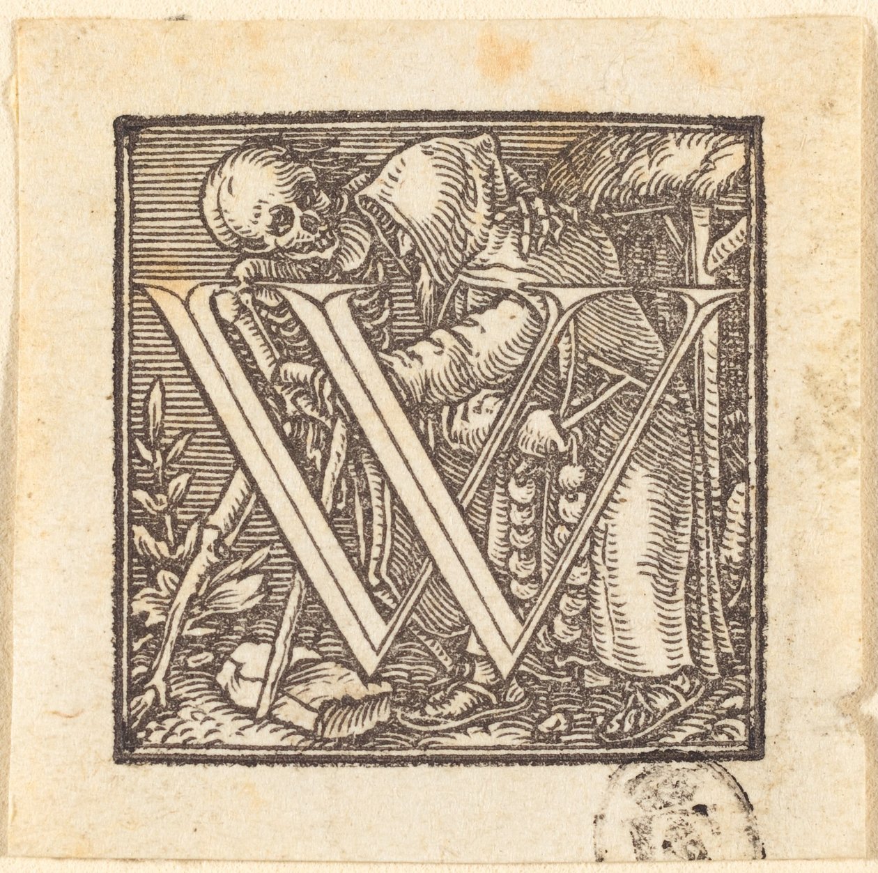 Litera w. autorstwa Hans Holbein der Jüngere