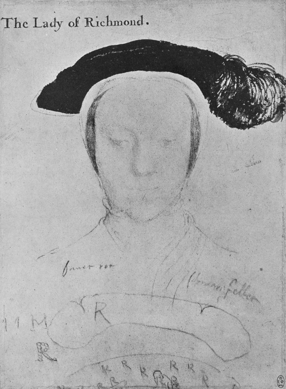 Maria, księżna Richmond i Somerset, c1532-1533 1945 autorstwa Hans Holbein der Jüngere