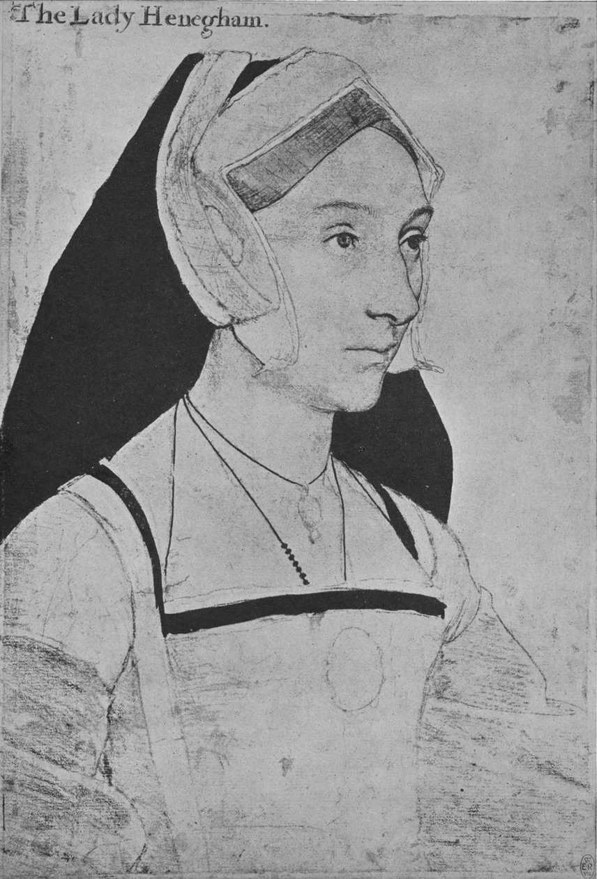 Maria, lady Heveningham, c1532-1543 1945 autorstwa Hans Holbein der Jüngere