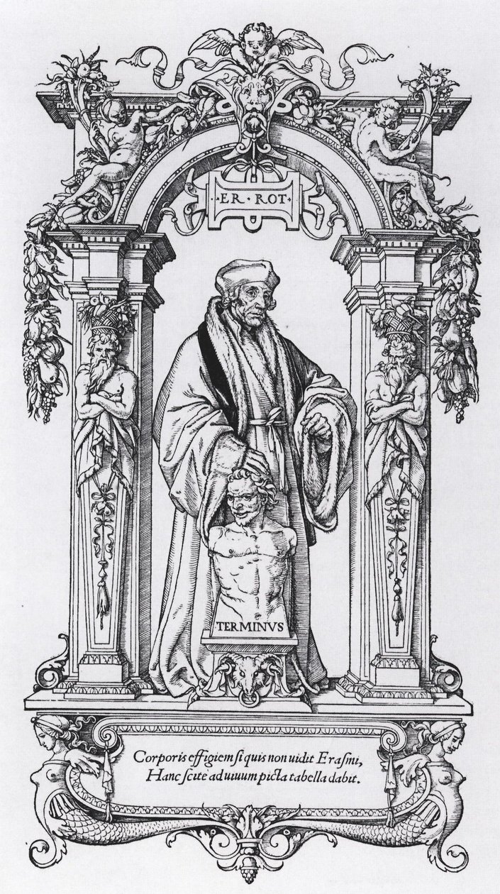 Portret Erazma z Rotterdamu (Erazm "w futerale") autorstwa Hans Holbein the Younger