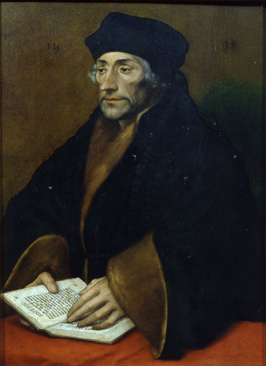 Portret Erazma z Rotterdamu 1467-1536, 1530 autorstwa Hans Holbein der Jüngere
