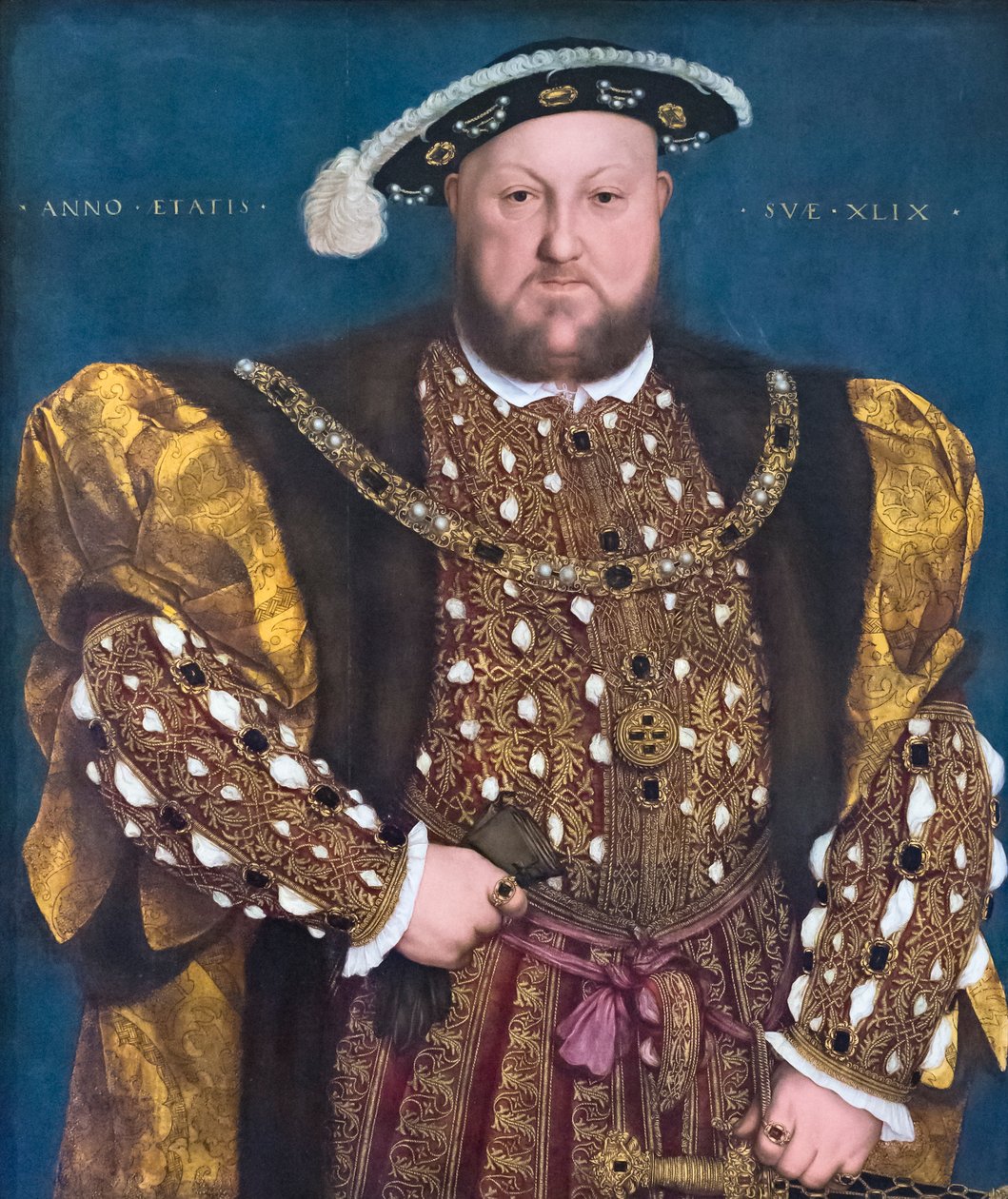 Portret Henryka VIII autorstwa Hans Holbein der Jüngere