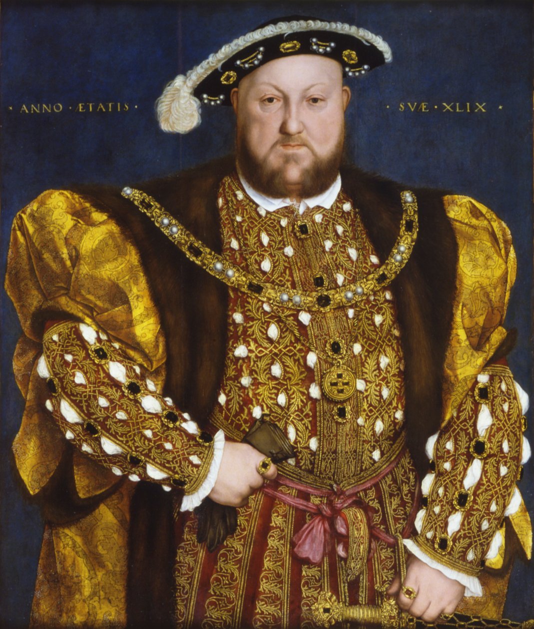 Portret króla Henryka VIII z Anglii, 1540. autorstwa Hans Holbein der Jüngere