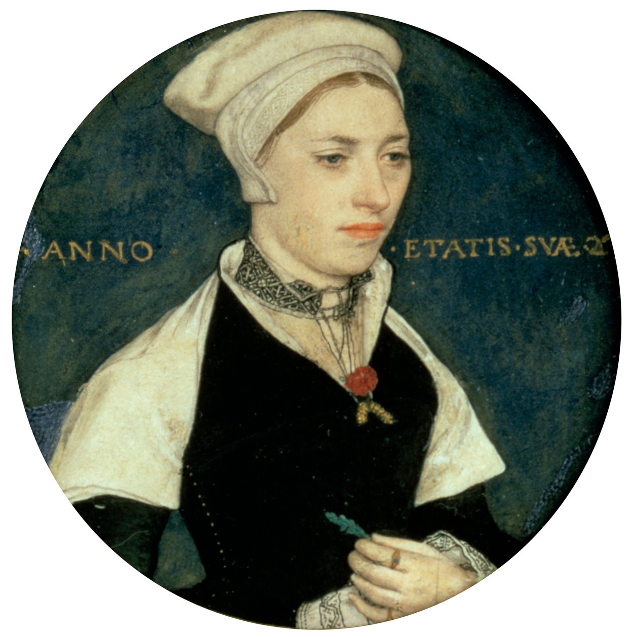 Portret pani Pemberton, ok. 1535 autorstwa Hans Holbein der Jüngere