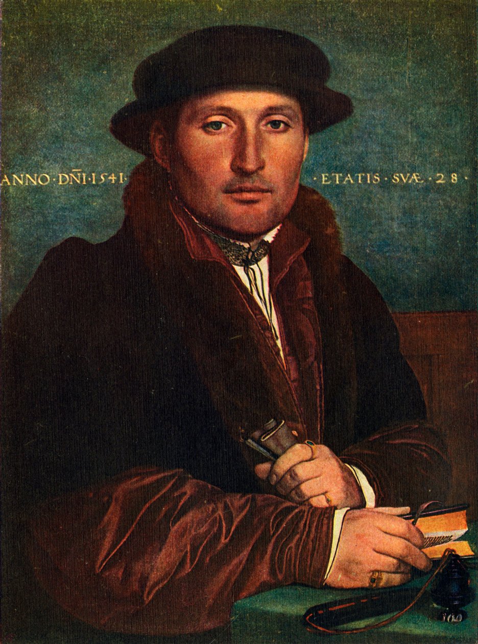 Portret mężczyzny, 1541, 1909 autorstwa Hans Holbein der Jüngere