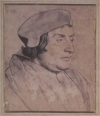 Portret uczonego lub duchownego (czarna kreda) autorstwa Hans Holbein der Jüngere