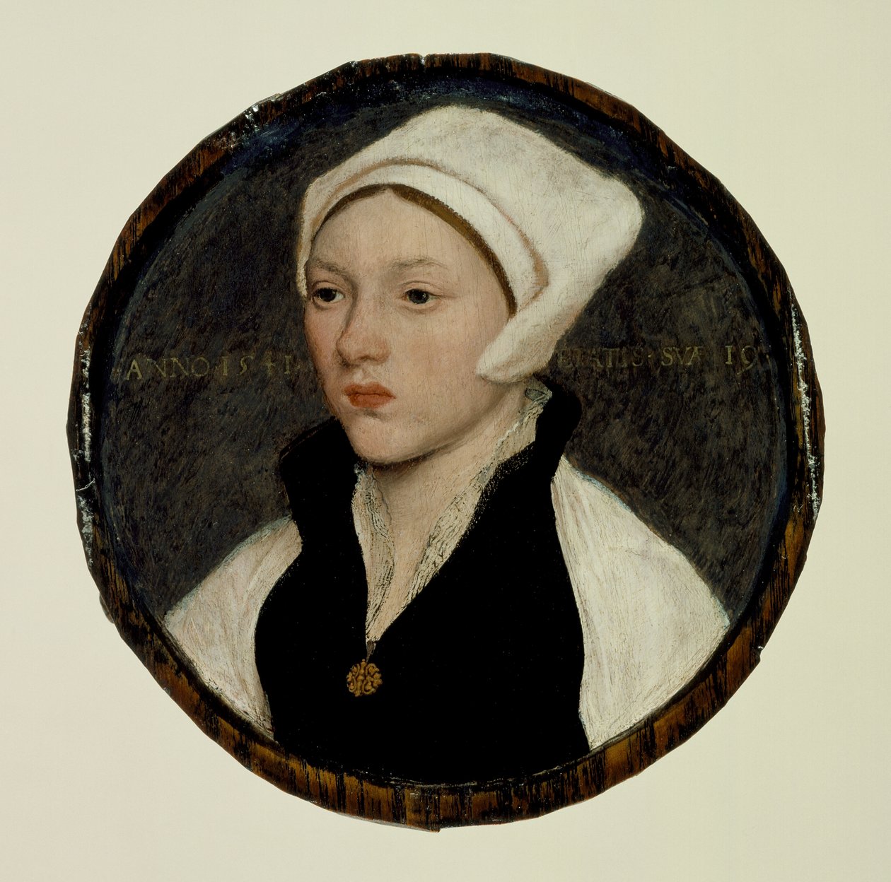 Portret młodej kobiety w białym czepku autorstwa Hans Holbein the Younger