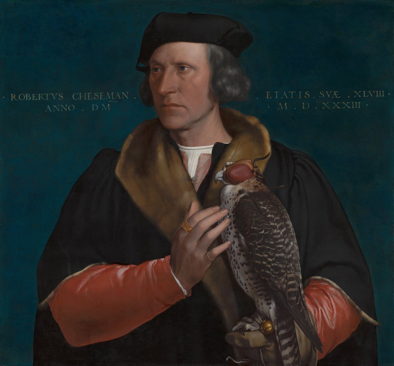 Portret Roberta Chesemana, 1533 autorstwa Hans Holbein der Jüngere