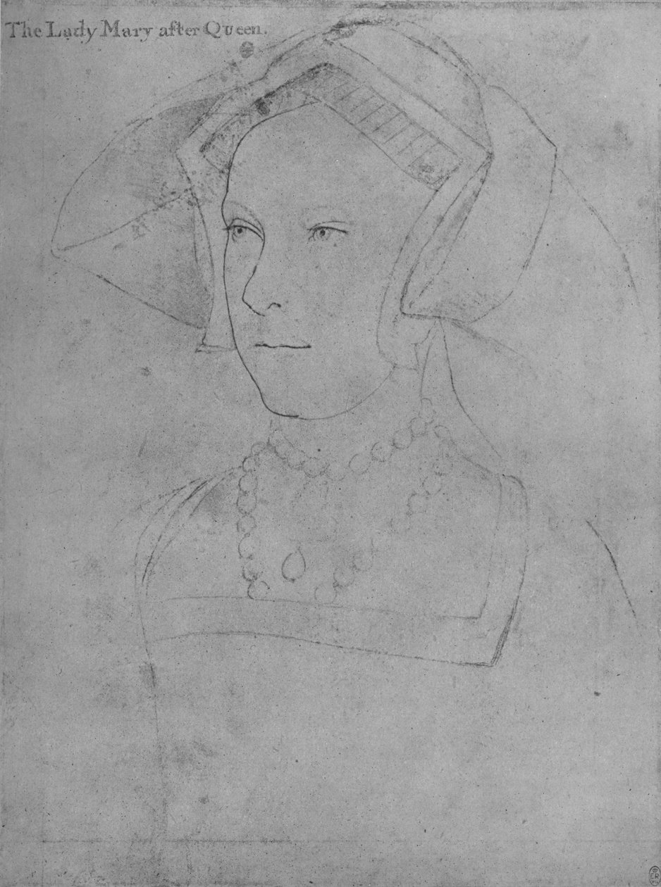 Księżniczka Maria, c1536 1945 autorstwa Hans Holbein der Jüngere