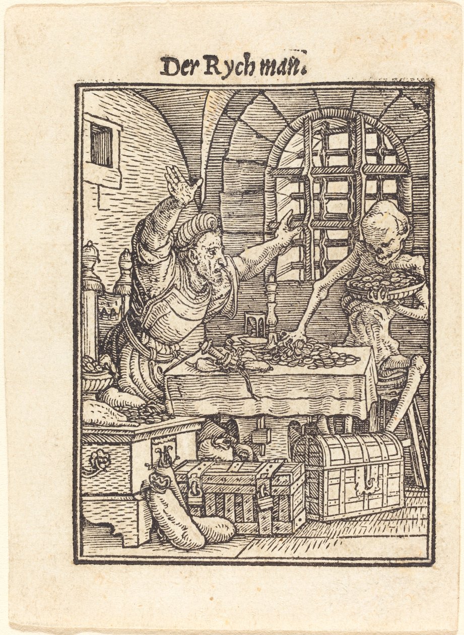 Bogaty człowiek autorstwa Hans Holbein der Jüngere