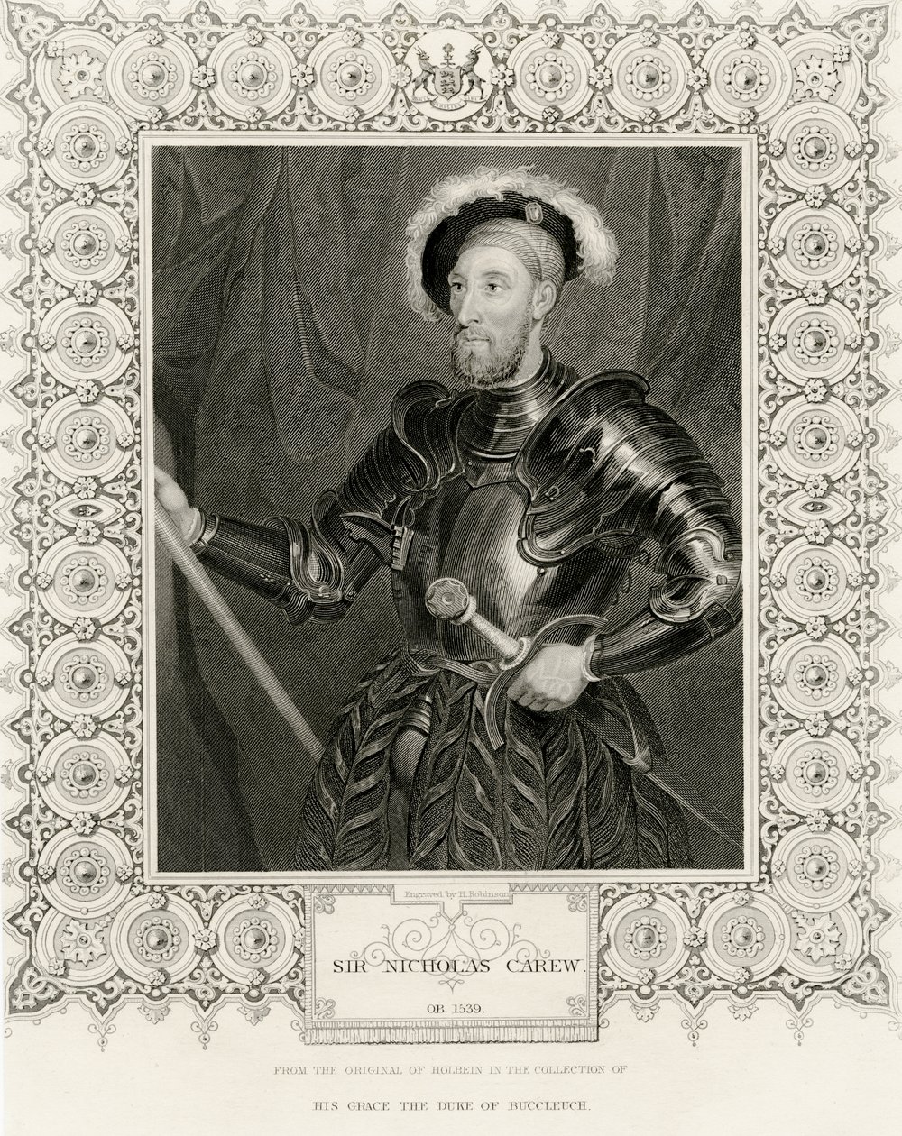 Sir Nicholas Carew autorstwa Hans Holbein der Jüngere