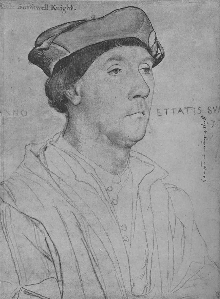 Sir Richard Southwell, 1536 1945 r autorstwa Hans Holbein der Jüngere