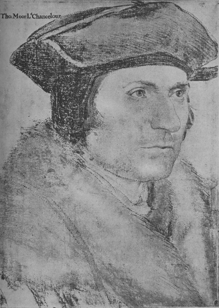 Sir Thomas More, 1526-1527 1945 autorstwa Hans Holbein der Jüngere