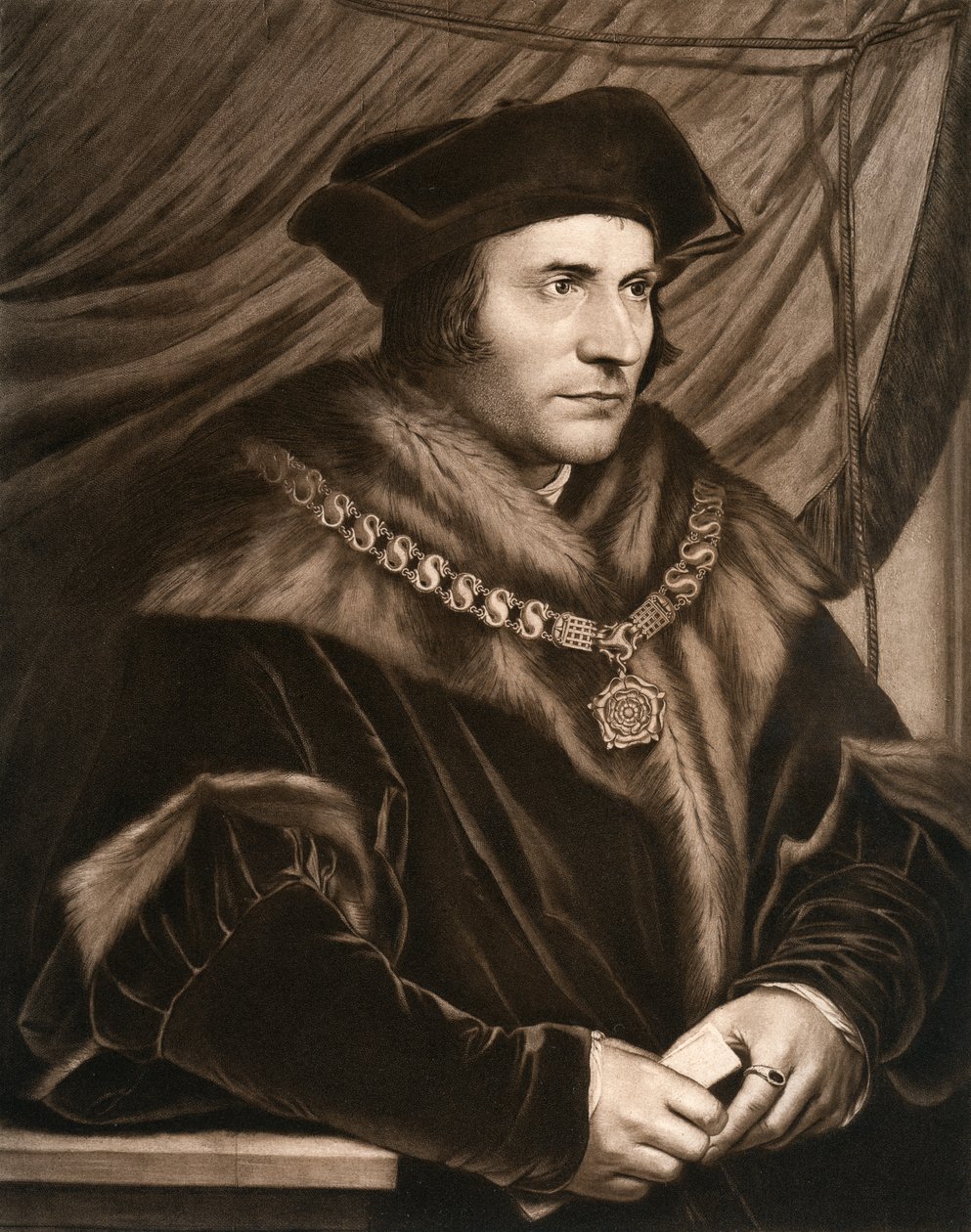 Sir Thomas More, 1527, 1902 autorstwa Hans Holbein der Jüngere