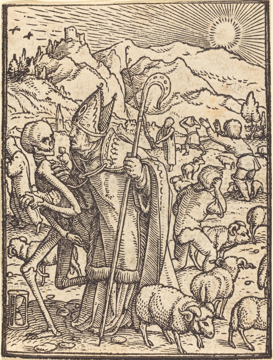 Biskup autorstwa Hans Holbein der Jüngere