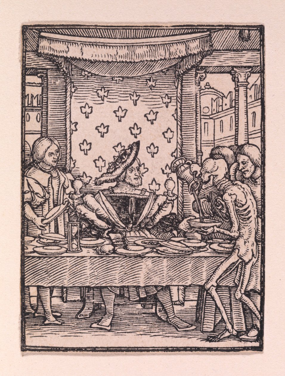 Król, z „Tańca śmierci” autorstwa Hans Holbein the Younger