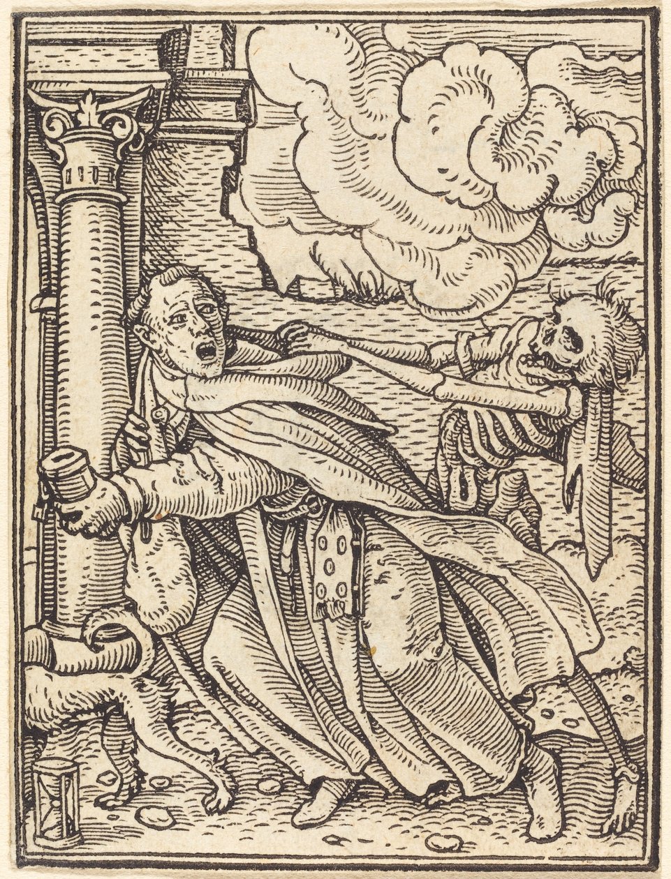 Żebrzący zakonnik autorstwa Hans Holbein the Younger