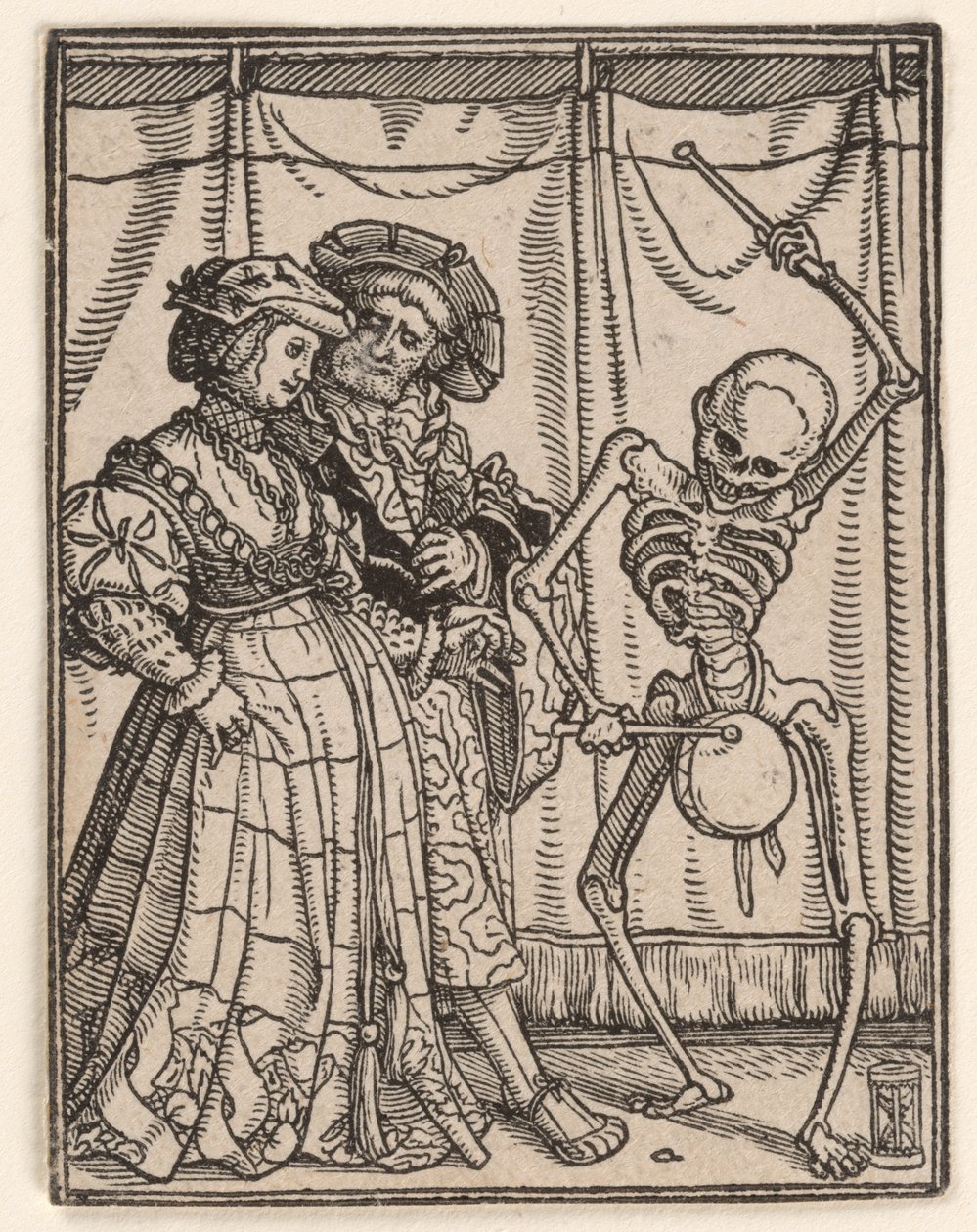 Szlachcianka, z „Tańca śmierci” autorstwa Hans Holbein the Younger