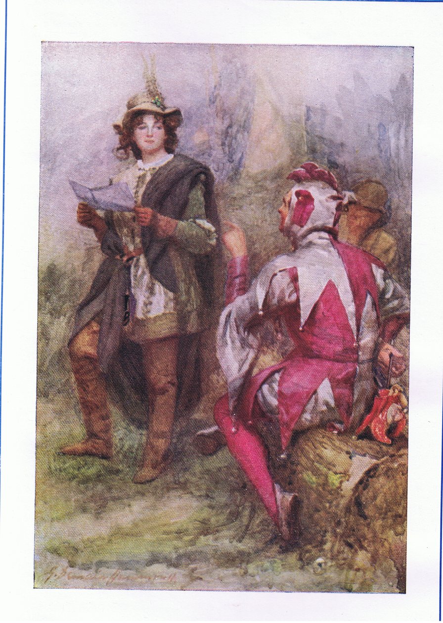Drzewo wydaje złe owoce (tak jak ci się podoba), z The Complete Works of Shakespeare opublikowanej przez George Harrap & Co Ltd, 1920 autorstwa Hans Holbein der Jüngere