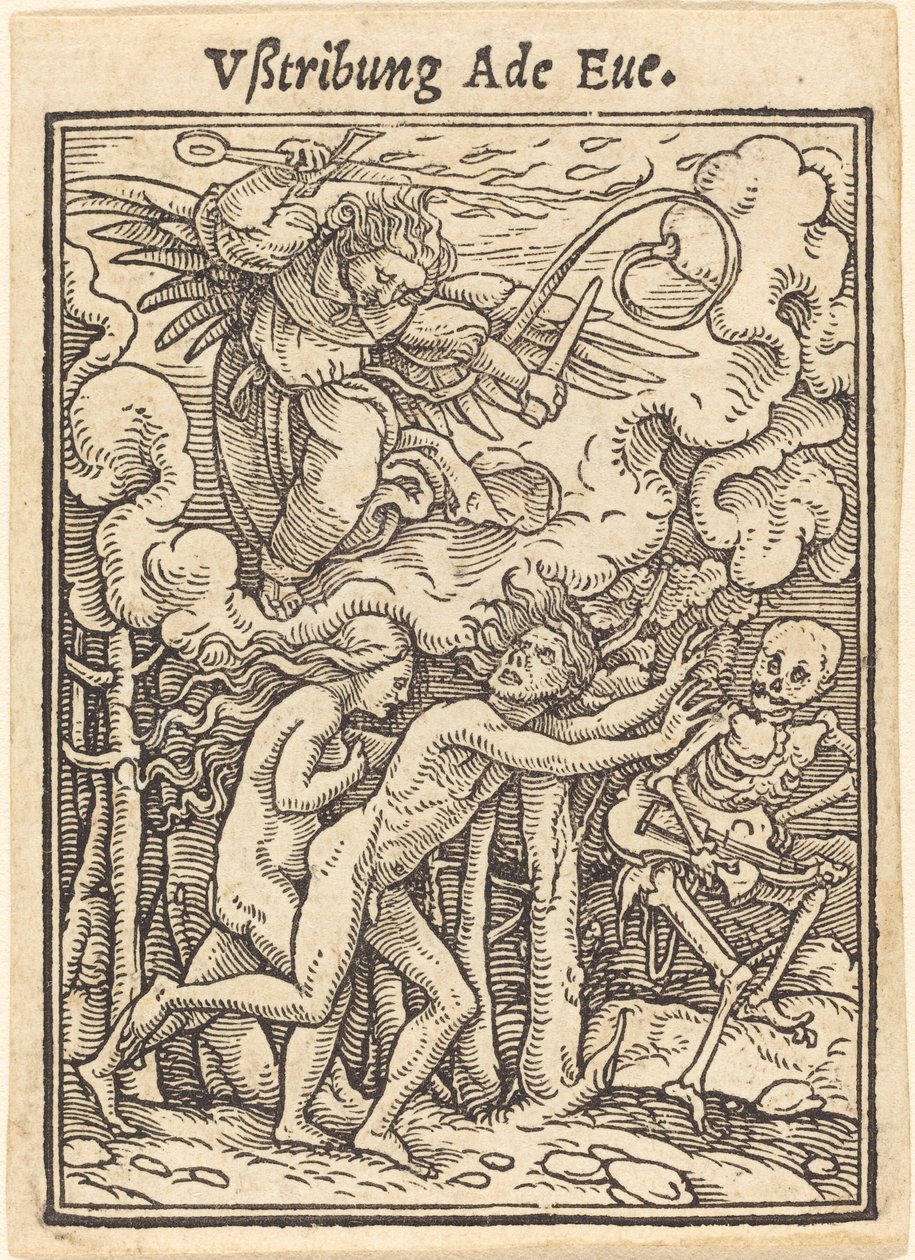 Vßtribung Ade Eue. autorstwa Hans Holbein der Jüngere