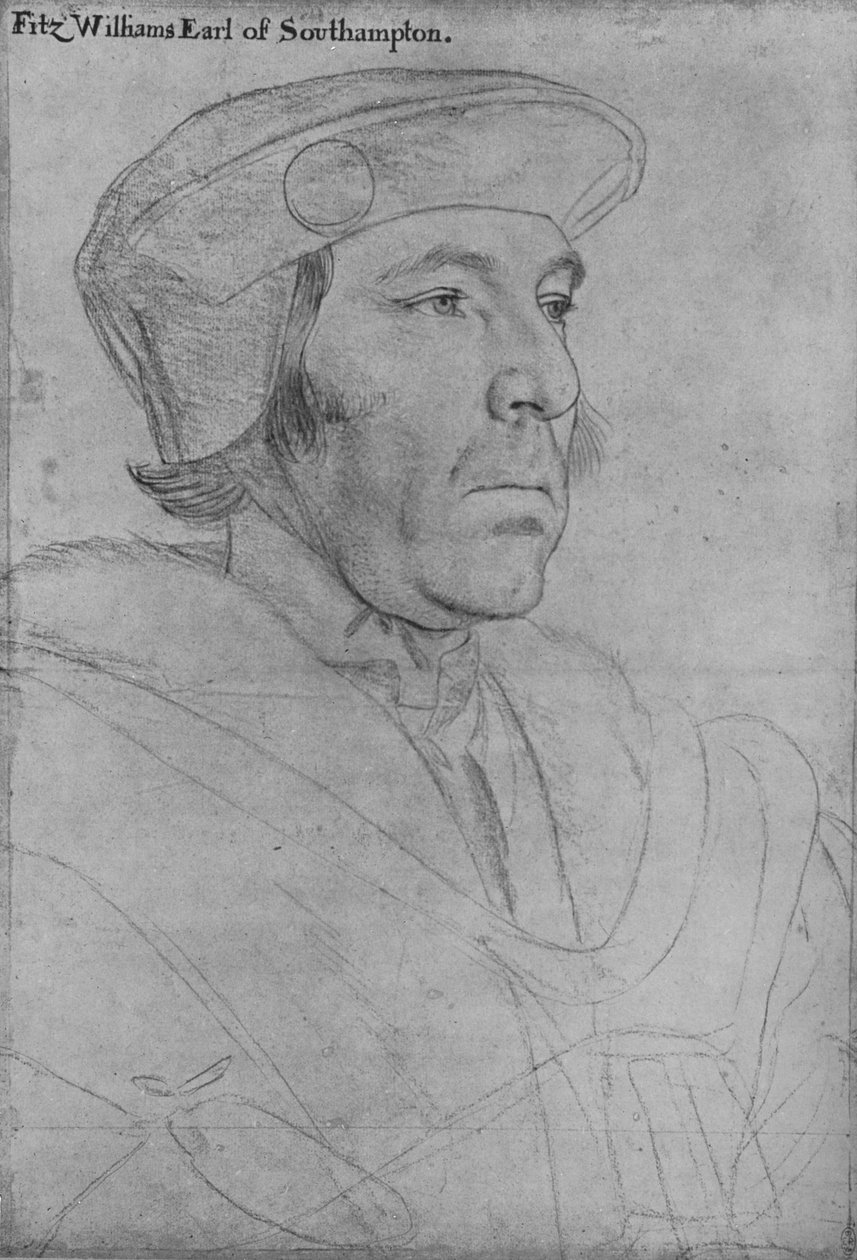 William Fitzwilliam, hrabia Southampton, c1536-1540 1945 autorstwa Hans Holbein der Jüngere