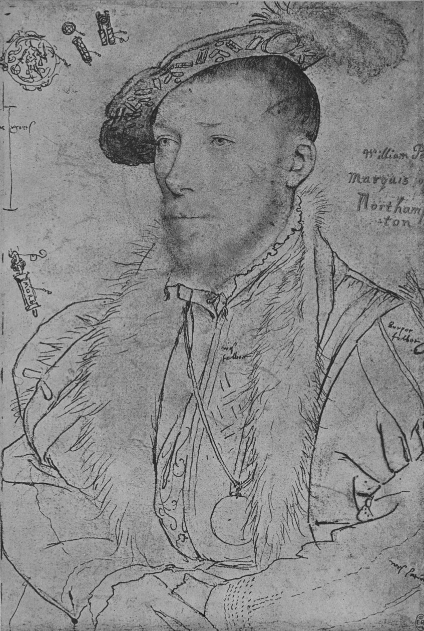William Parr, markiz Northampton, c1538-1542 1945 autorstwa Hans Holbein der Jüngere
