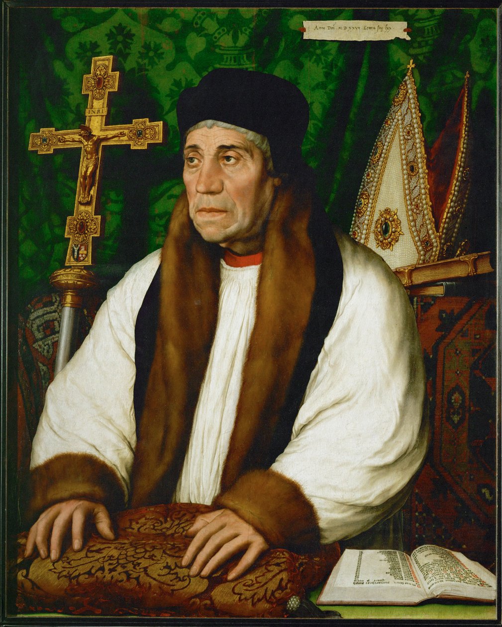 William Warham, arcybiskup Canterbury ... autorstwa Hans Holbein the Younger