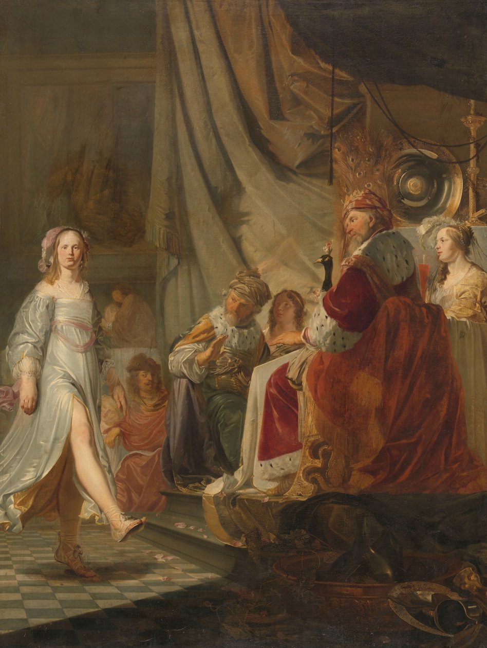 Salome tańczy dla Heroda autorstwa Hans Horions