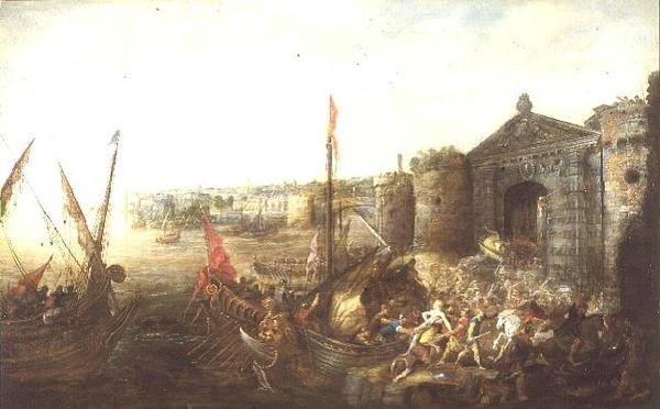 Gwałt Heleny autorstwa Hans III Jordaens