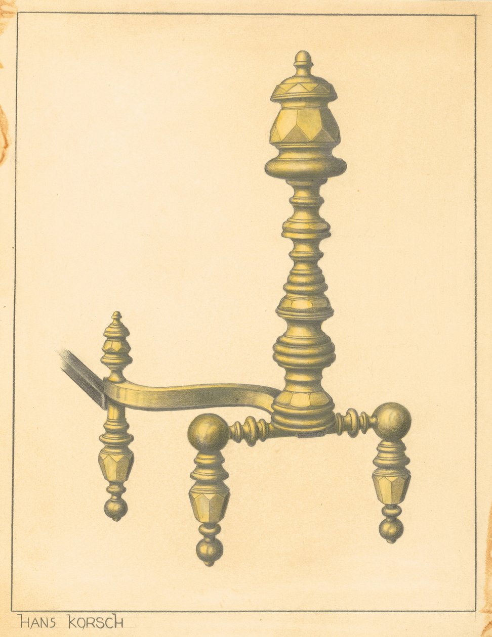 andiron autorstwa Hans Korsch