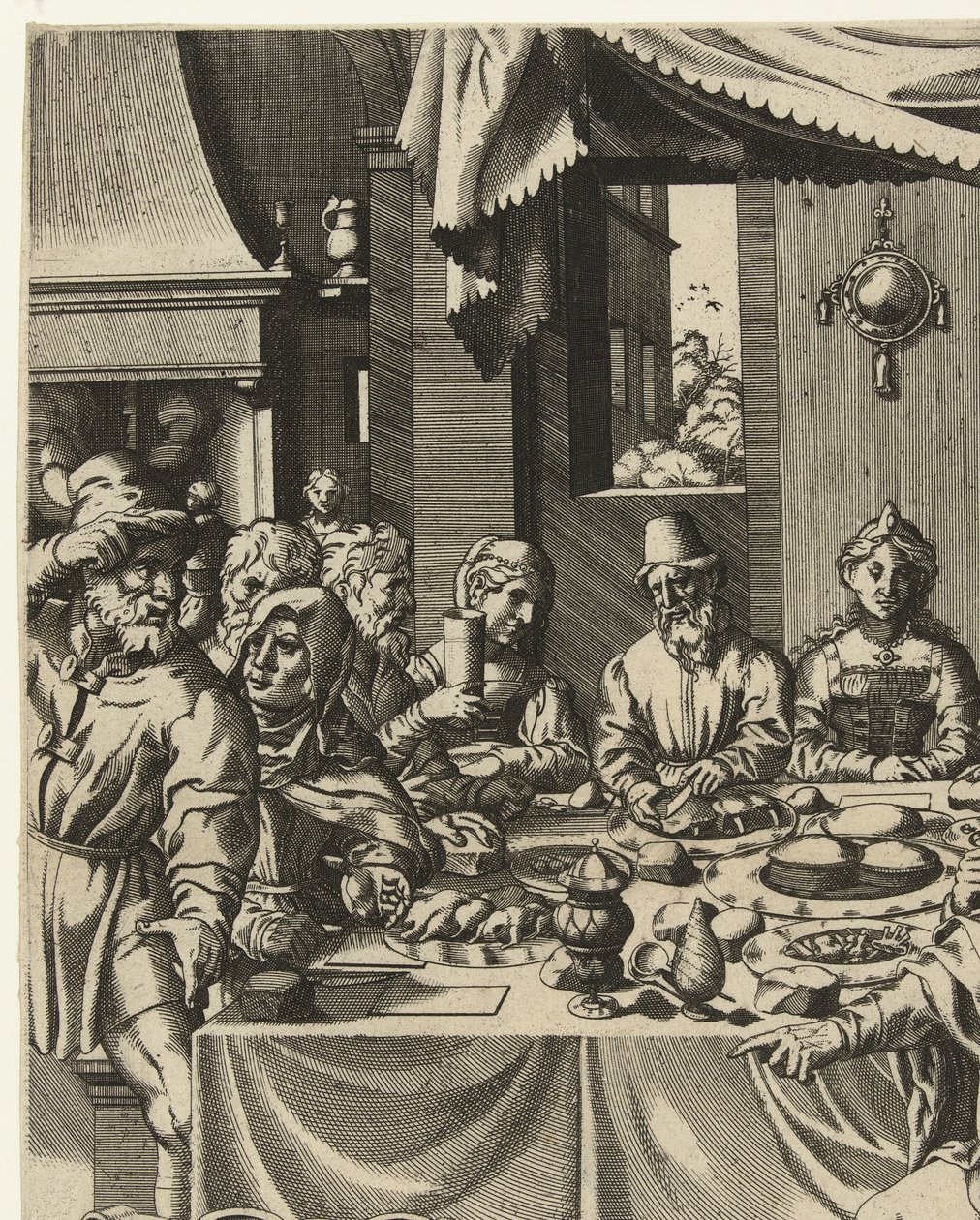 Ślub w Kanie autorstwa Hans Liefrinck (I) (attributed to)