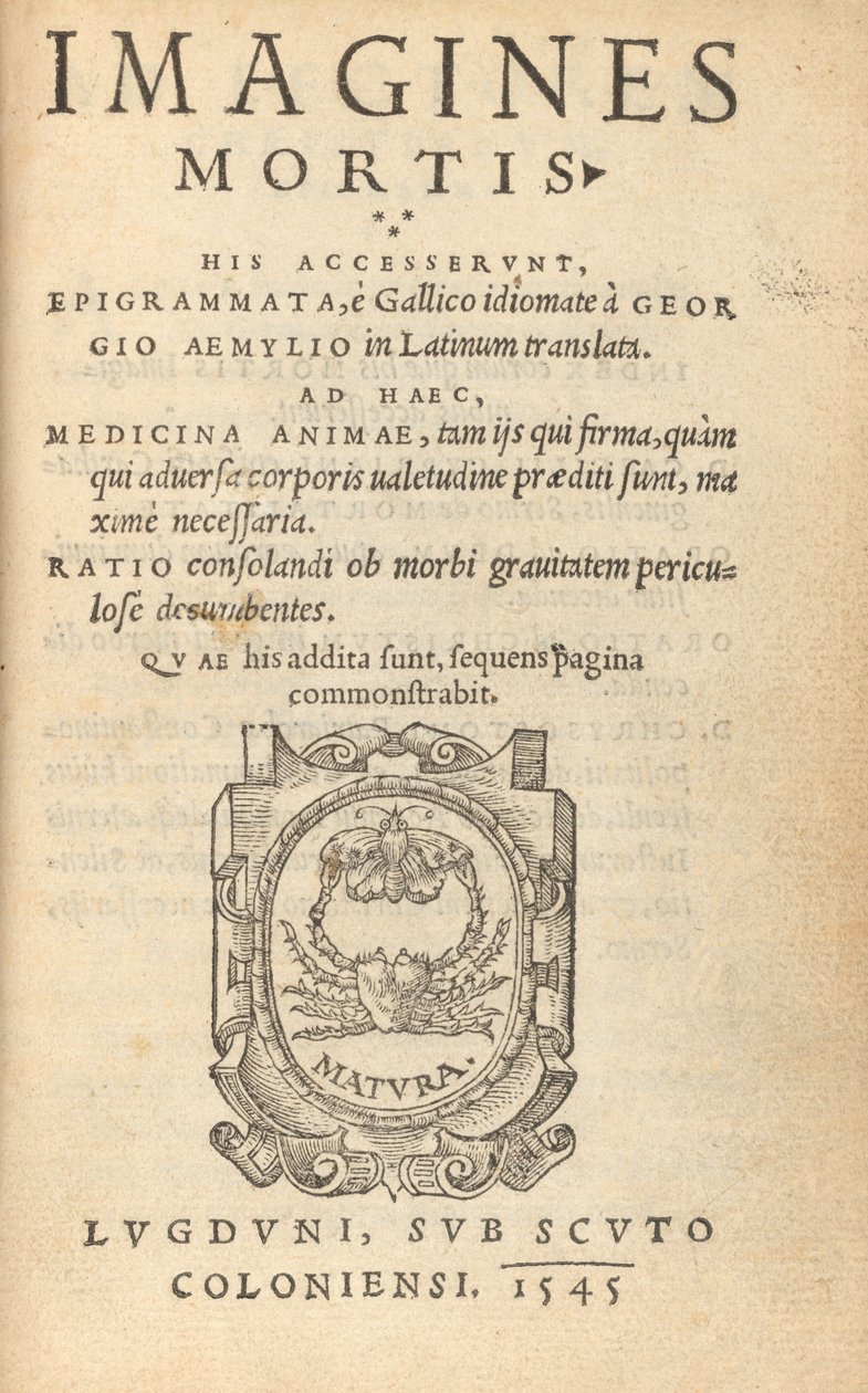 Imagines Mortis (Taniec Śmierci) autorstwa Hans Lützelburger after Hans Holbein the Younger