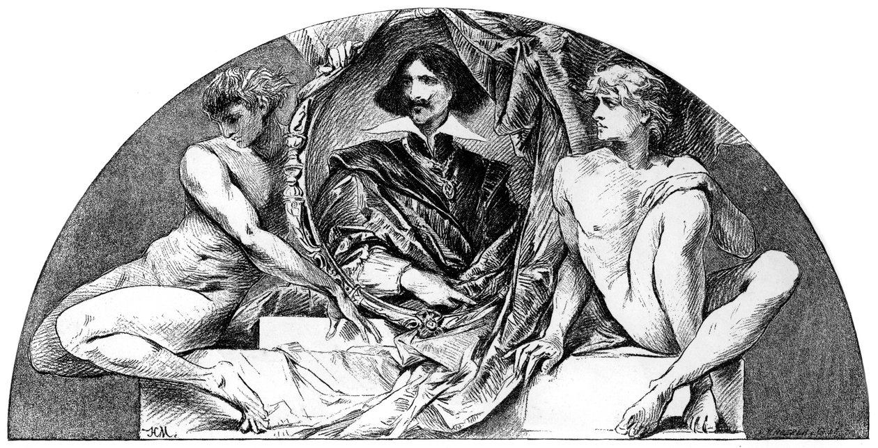 Diego Velazquez, hiszpański artysta, ok. 1880-1882 autorstwa Hans Makart