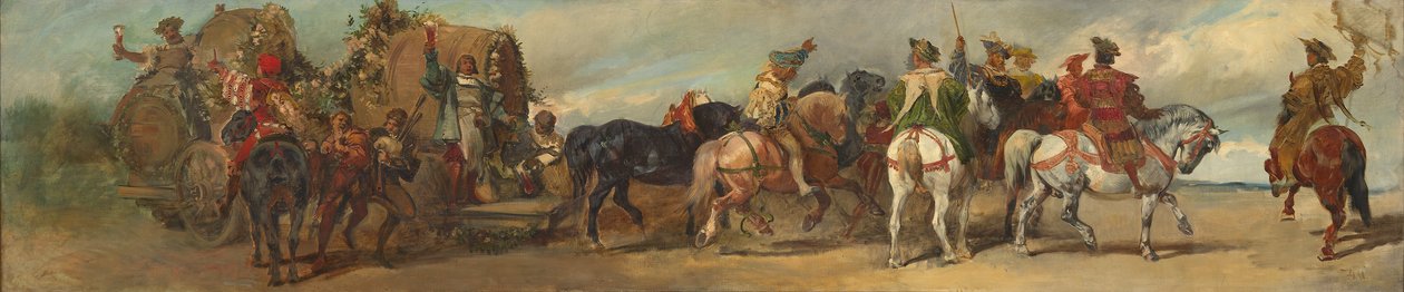 Projekt parady z 1879 roku – Piwowarzy autorstwa Hans Makart