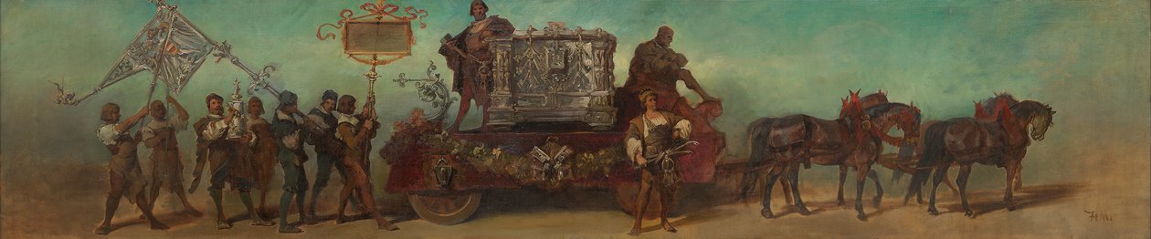 Projekt parady z 1879 roku – ślusarze autorstwa Hans Makart
