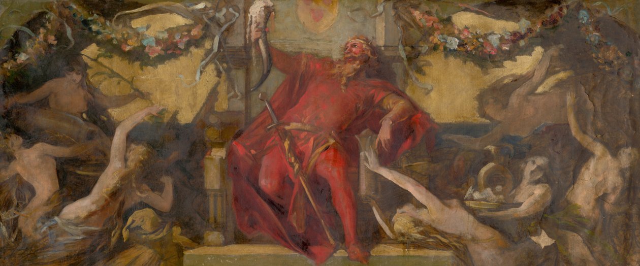 Gambrinus, ok. 1875. autorstwa Hans Makart