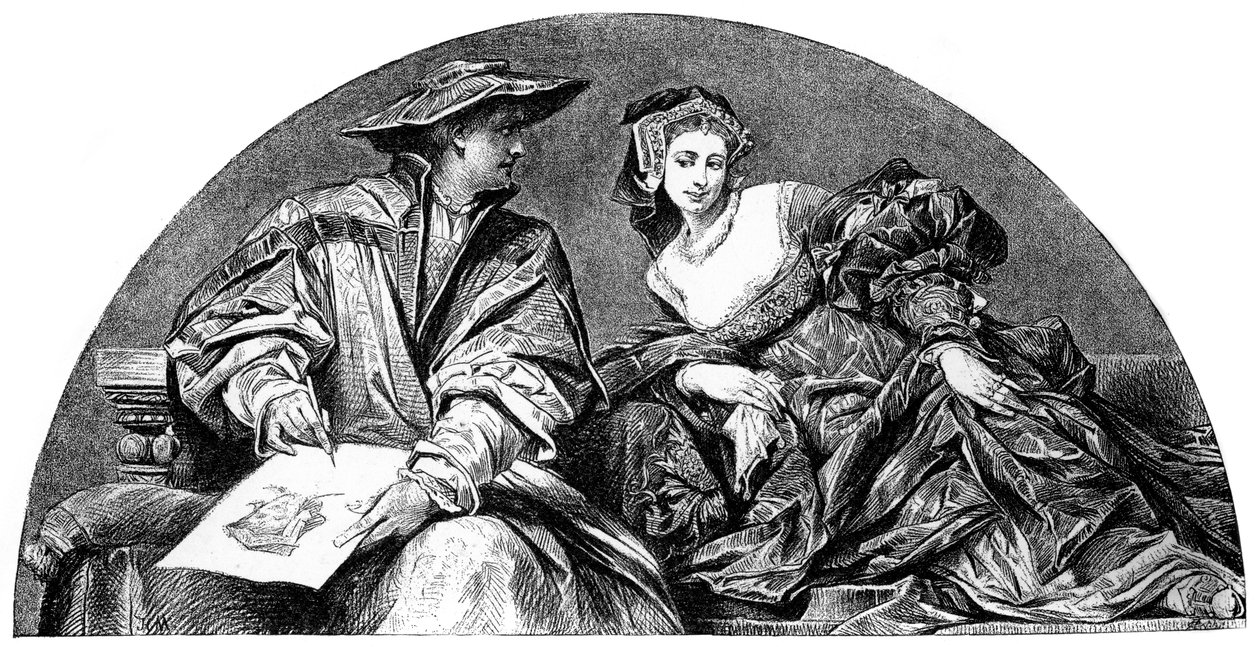 Hans Holbein, niemiecki artysta, c1880-1882 autorstwa Hans Makart