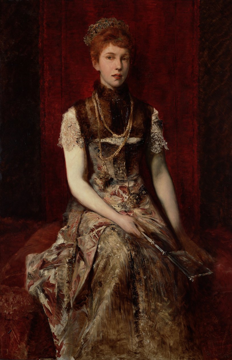 Portret Dory Fournier-Gabillon, ok. 1879 autorstwa Hans Makart