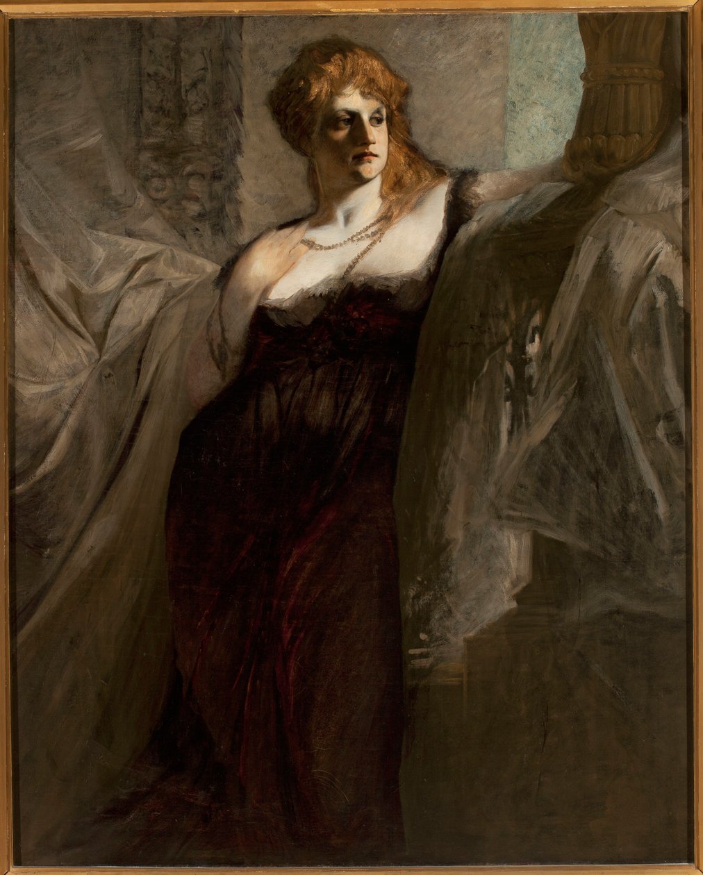 Portret młodej kobiety autorstwa Hans Makart