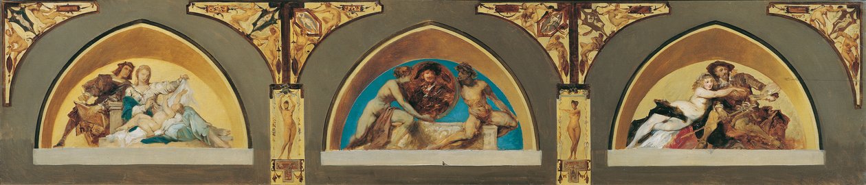 Raphael, Rembrandt, Rubens autorstwa Hans Makart