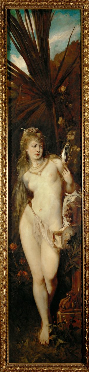 Wzrok - z serii Die fuenf Sinne ... (olej na płótnie) autorstwa Hans Makart
