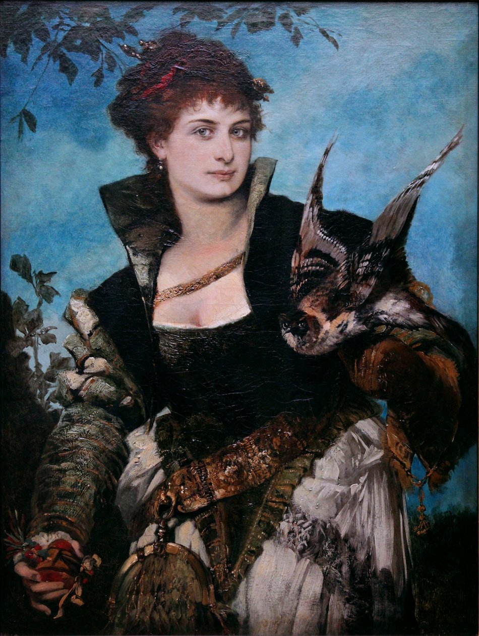 Sokolnica autorstwa Hans Makart