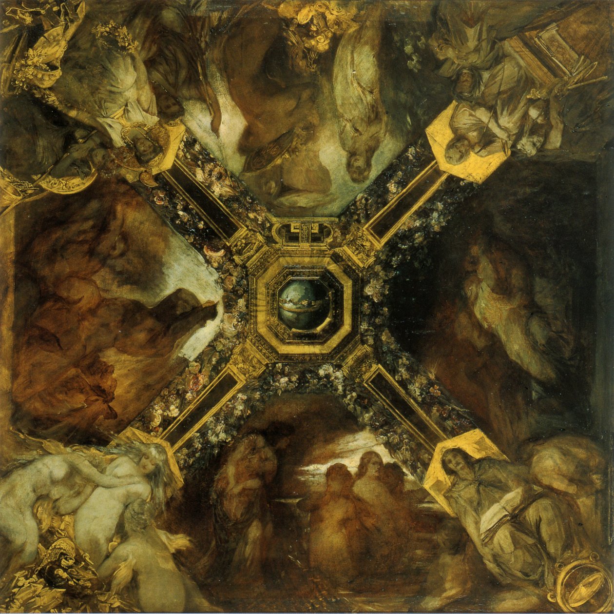 Pierścień badania Nibelunga, 1871-1872 autorstwa Hans Makart