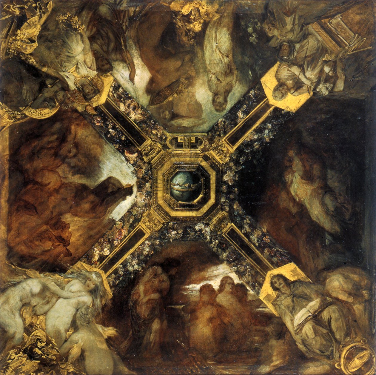 Pierścień Nibelunga, studium, 1871-1872. autorstwa Hans Makart